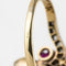 Bague 58 Bague ancienne duchesse rubis diamants et perle fine 58 Facettes 17-151-58-1