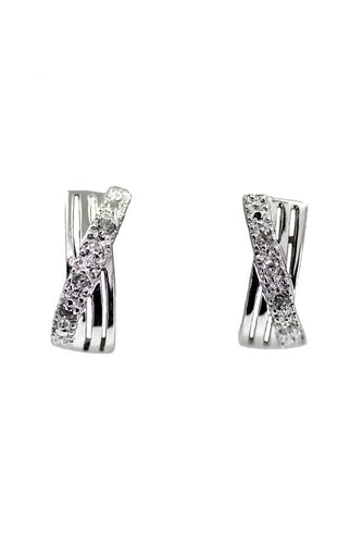 Boucles d'oreilles Boucles d'oreilles croisées Balmain 58 Facettes 37161