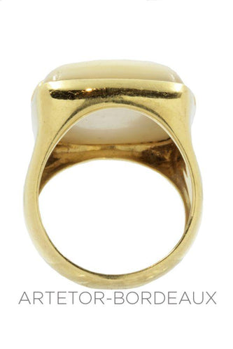 Bague 56 Bague jonc nacre 58 Facettes 12121
