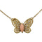 Collier Collier Van Cleef & Arpels "Papillon" en or jaune, diamants et corail. 58 Facettes 30041