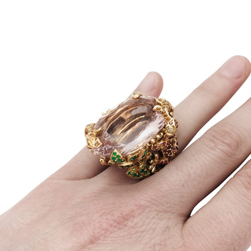 Bague 58 Bague de cocktail Dior, collection "Incroyables et Merveilleuses", modèle "Salamandre". 58 Facettes 28399