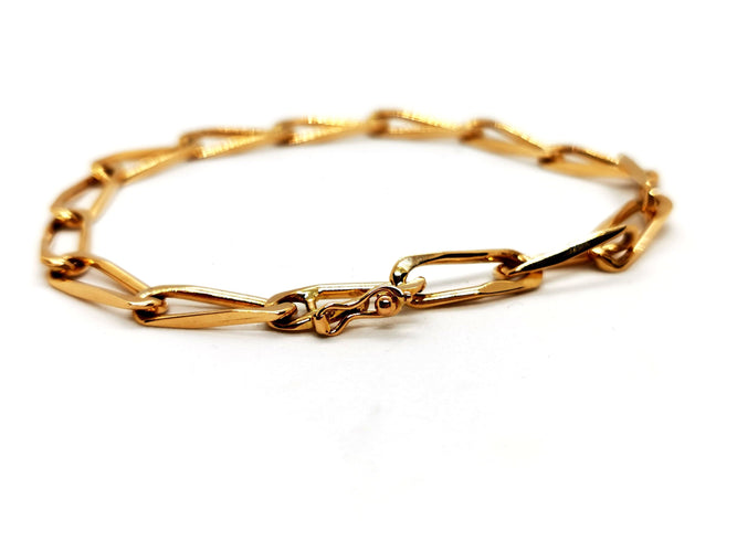 Bracelet Bracelet Maille cheval Or jaune 58 Facettes 1141238CD