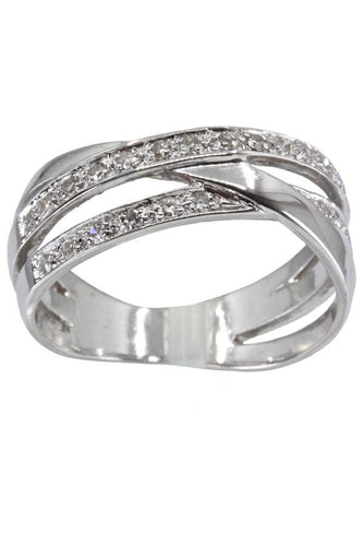 Bague 51 Bague moderne diamants 58 Facettes 038341-1