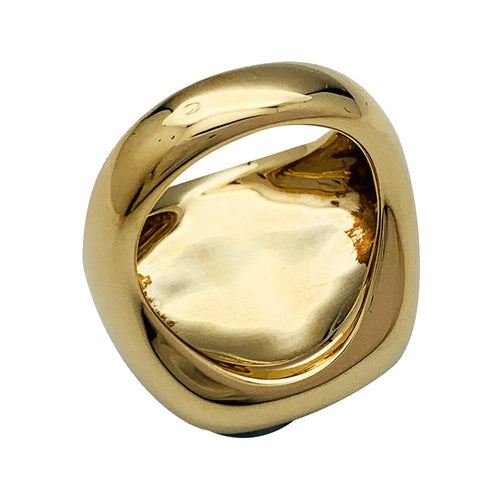 Bague 50 Bague Pomellato, "Mosaïco", or jaune et blanc, aigue-marines, diamants. 58 Facettes 30574
