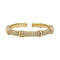 Bracelet Bracelet Cartier, "Bamboo", or jaune, diamants. 58 Facettes 30114