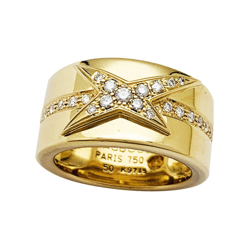 Bague 50 Bague Mauboussin "Etoile Divine" en or jaune et diamants. 58 Facettes 30626