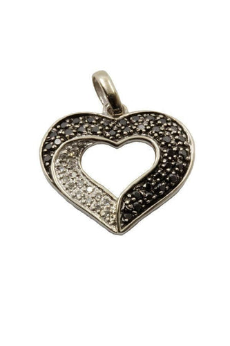 Pendentif Pendentif coeur diamants 58 Facettes 23711