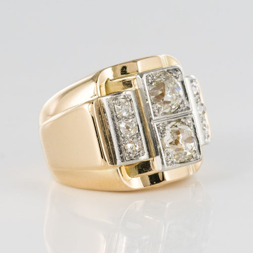 Bague 56 Bague tank diamants 58 Facettes 19-587-59