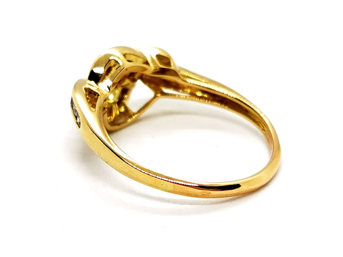 Bague 58 Bague Or jaune Diamant 58 Facettes 1167355CD