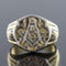Bague 54 Bague chevalière homme maçonnique 58 Facettes 19-176-54