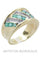 Bague 56 Bague jonc émeraudes 58 Facettes 28831