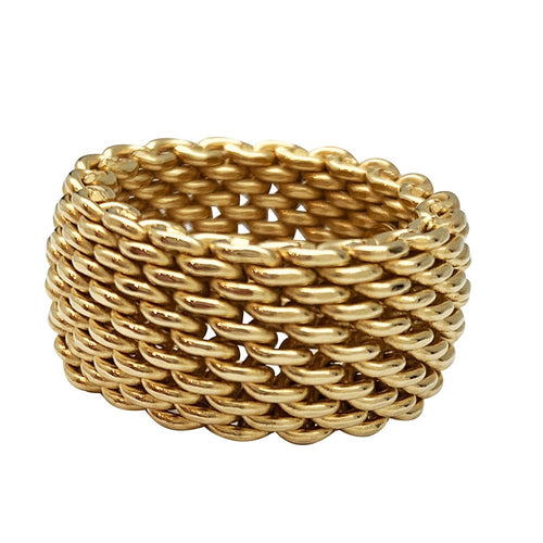 Bague 50 Bague Tiffany & Co., "Somerset", en or jaune 58 Facettes 30343