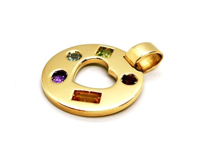 Pendentif Pendentif Or jaune Péridot 58 Facettes 1132917CN