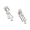 Boucles d'oreilles Boucles d'oreilles Chanel modèle "Matelassé" en or blanc, diamants et perles. 58 Facettes 29995