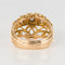 Bague 55 Bague vintage fils d'or rose et diamants 58 Facettes 14-185-55
