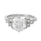 Bague 51 Bague solitaire diamant 2,06 carats en or blanc. 58 Facettes 30651