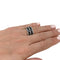 Bague 53 Bague Chanel, modèle "Ultra", en or blanc, céramique noire et diamants. 58 Facettes 30019