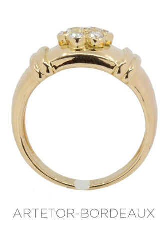 Bague 53 Bague moderne diamants 58 Facettes 35331