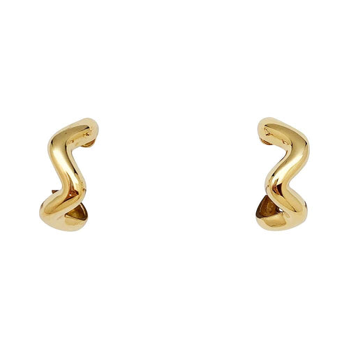 Boucles d'oreilles Créoles A&A Turner or jaune. 58 Facettes 30311
