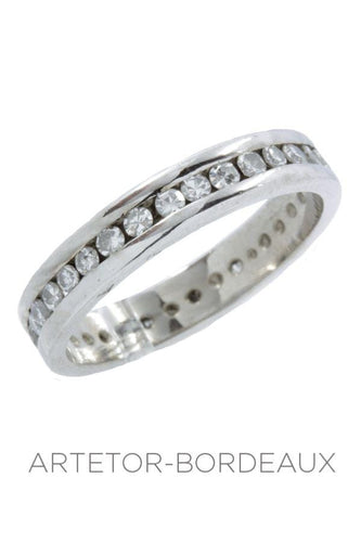 Bague 60 Alliance en diamants 58 Facettes 14461