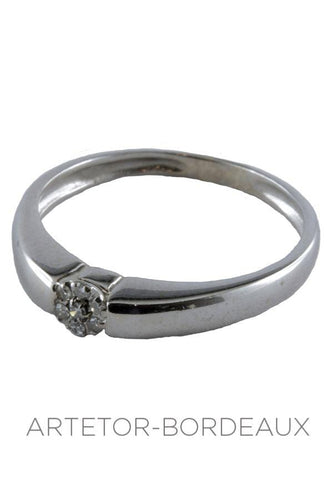 Bague 54 Bague diamant style solitaire 58 Facettes 25101