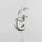 Boucles d'oreilles Boucles d'oreilles or blanc satiné diamants 58 Facettes YS66B