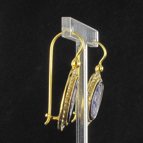 Boucles d'oreilles Boucles d'oreilles intailles et cristaux 58 Facettes SO029V-8402379