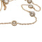 Collier Collier en or rose, 11 diamants cognacs. 58 Facettes 29614