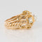 Bague 55 Bague vintage fils d'or rose et diamants 58 Facettes 14-185-55