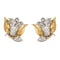 Boucles d'oreilles Boucles d'oreilles vintage fleurs diamants 58 Facettes 19-673