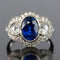Bague 50 Bague Saphir et Diamants esprit art déco 58 Facettes 09-007-2344492-50