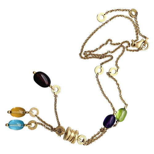 Collier Collier Bulgari, "B.Zero1" en or jaune, pierres de couleurs. 58 Facettes 29989