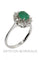 Bague 53 Bague marguerite émeraude 58 Facettes 35861