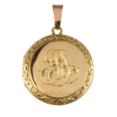 Pendentif Pendentif ancien médaillon ciselé 58 Facettes 20-175A