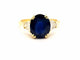 Bague 55 Bague Or jaune Saphir 58 Facettes 757301CN