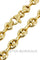 Collier Chaîne maille grain de café 58 Facettes 35001