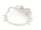Pendentif Victoria Casal Pendentif Hello Kitty Or blanc Diamant 58 Facettes 00010GD