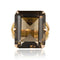 Bague 50 Bague vintage quartz fumé 58 Facettes 18-282A-50