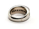 Bague 54 Bague Jonc Or blanc Diamant 58 Facettes 1126576CN