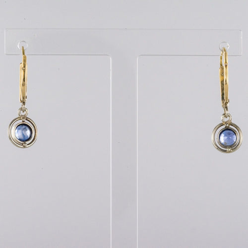 Boucles d'oreilles Boucles d'oreilles anciennes saphirs et diamants 58 Facettes 20-397