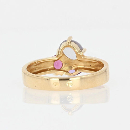 Bague 53 Bague pierres fines et or 58 Facettes 21-268A-53