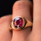 Bague 62 Bague rubis jonc ancienne en or jaune 58 Facettes 20-228-59