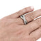 Bague 51 Bague Poiray "Tresse" en or blanc et diamants. 58 Facettes 29941