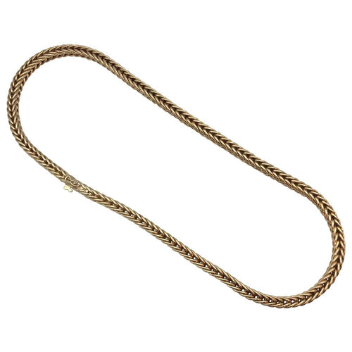 Collier Collier Hermès en or jaune, maille colonne. 58 Facettes 27453