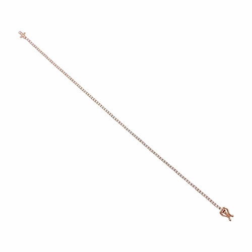 Bracelet Bracelet ligne en or rose, diamants 1,38 ct 58 Facettes 30055