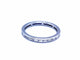 Bague 59 Bague Alliance Or blanc Diamant 58 Facettes 968086CN