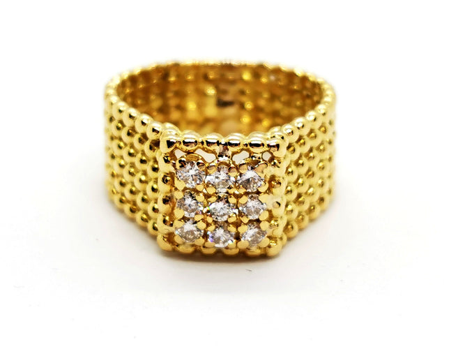Bague 46 Bague Perlé Or jaune Diamant 58 Facettes 1099688CN