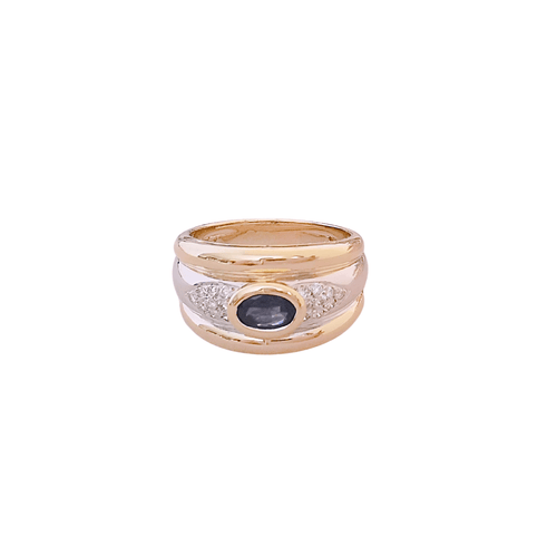 Bague Bague Jonc Saphir Diamants 58 Facettes AB 1076
