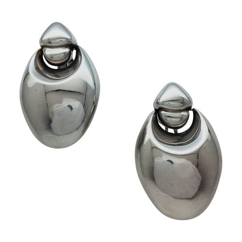 Boucles d'oreilles Boucles d'oreilles pendantes en or blanc. 58 Facettes 28447