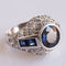Bague 49 Bague Saphirs et Diamants 58 Facettes 6228-50